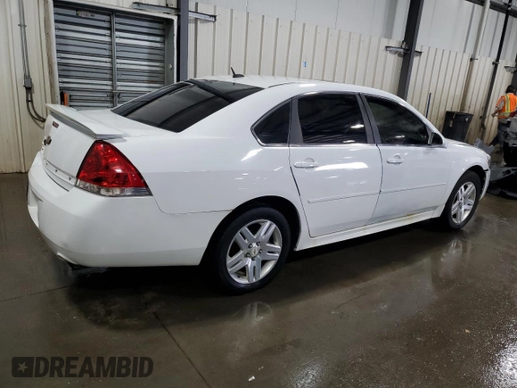 2012 Chevrolet Impala LT Fleet with VIN 2G1WG5E32C1175759, listed as a Copart auction lot 51830025 with 222,157 mi miles and Salvage Title. Bid and sale history available at DreamBid. Image 3.
