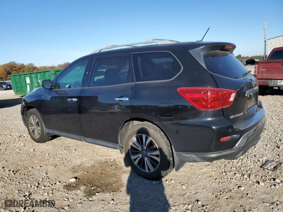 2017 Nissan Pathfinder SV with VIN 5N1DR2MN4HC637021, listed as a Copart auction lot 81121154 with 67,081 mi miles and Salvage Title. Bid and sale history available at carsss.com. Image 2.