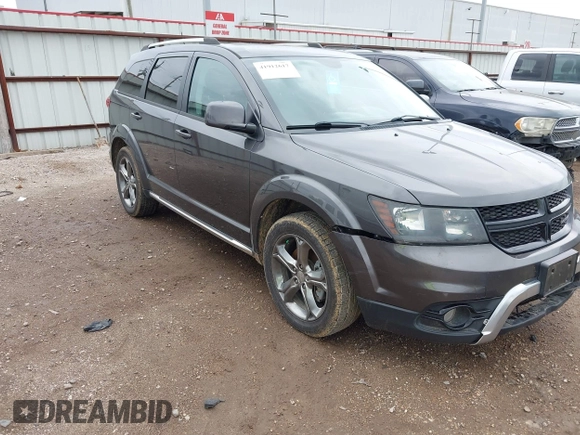 2017 Dodge Journey Crossroad Plus with VIN 3C4PDCGG3HT554624, listed as a IAAI auction lot 41912617 with 97,352 mi miles and . Bid and sale history available at DreamBid. Image 1.
