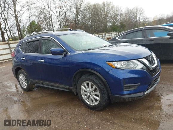2019 Nissan Rogue SV with VIN 5N1AT2MT7KC829981, listed as a IAAI auction lot 41909889 with 57,794 mi miles and . Bid and sale history available at DreamBid. Image 1.