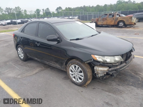 2012 Kia Forte EX with VIN KNAFU4A25C5623589, listed as a IAAI auction lot 42104501 with 273,270 mi miles. Bid and sale history available at carsss.com. Image 1.