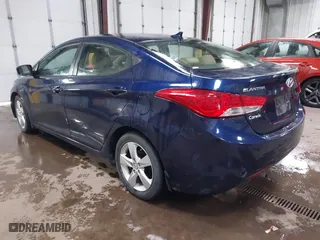 2013 Hyundai Elantra GLS with VIN 5NPDH4AE8DH334085, listed as a IAAI auction lot 41930120 with 122,507 mi miles. Bid and sale history available at carsss.com. Image 3.