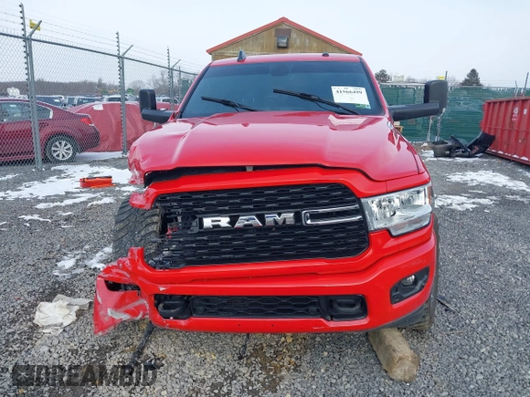 2022 Ram 2500 Big Horn with VIN 3C6UR5DL9NG129695, listed as a IAAI auction lot 41566499 with 50,162 mi miles. Bid and sale history available at carsss.com. Image 12.