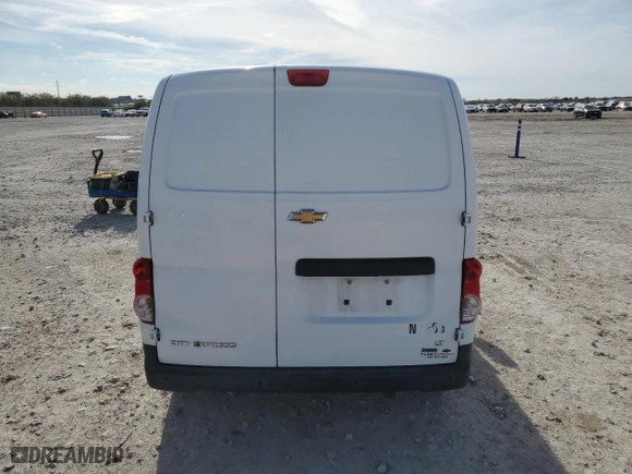 2015 Chevrolet City Express Cargo Van LT with VIN 3N63M0ZN7FK696130, listed as a Copart auction lot 84722344 with 27,421 mi miles and Salvage Title. Bid and sale history available at carsss.com. Image 6.