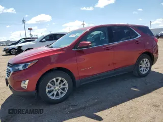 2018 Chevrolet Equinox LT z VIN 2GNAXSEV2J6210180, wystawiony jako Copart lot #56948035 z przebiegiem 108 037 mil mil oraz Szkoda całkowita • Salvage title. Historia ofert i sprzedaży dostępna na DreamBid. Obrazek 1.