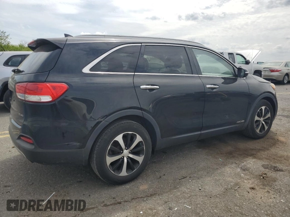 2016 Kia Sorento EX with VIN 5XYPHDA58GG006609, listed as a Copart auction lot 54546415 with 195,504 mi miles and Salvage title. Bid and sale history available at DreamBid. Image 3.