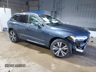 2023 Volvo XC60 Plus Bright Theme with VIN YV4L12RN2P1289100, listed as a Copart auction lot 86898924 with 25,282 mi miles and Salvage Title. Bid and sale history available at carsss.com. Image 4.