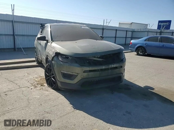 2019 Jeep Compass Sport with VIN 3C4NJCAB5KT731193, listed as a Copart auction lot 57356565 with Not provided miles and Salvage title. Bid and sale history available at DreamBid. Image 13.