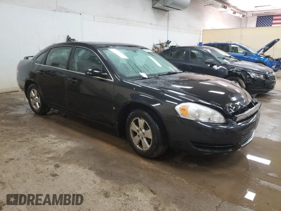 2008 Chevrolet Impala LT with VIN 2G1WT58K189123823, listed as a Copart auction lot 48226725 with 370,987 mi miles and Clean Title. Bid and sale history available at DreamBid. Image 4.