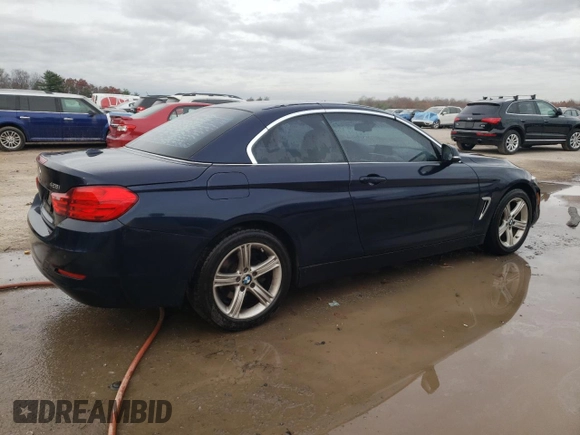 2015 BMW 4 Series 428i xDrive with VIN WBA3T1C58FP820017, listed as a Copart auction lot 79041004 with 96,255 mi miles and Salvage Title. Bid and sale history available at carsss.com. Image 3.