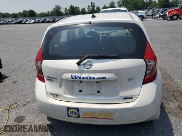 2014 Nissan Note S with VIN 3N1CE2CP8EL366742, listed as a Copart auction lot 60892485 with 173,430 mi miles and Salvage title. Bid and sale history available at DreamBid. Image 6.