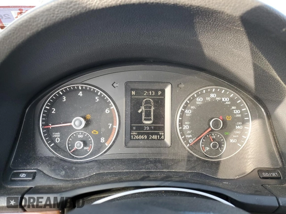 2012 Volkswagen Eos Lux with VIN WVWFW7AH0CV006913, listed as a Copart auction lot 87315134 with 126,069 mi miles and Salvage Title. Bid and sale history available at DreamBid. Image 9.