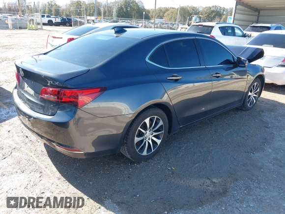 2016 Acura TLX Technology with VIN 19UUB1F53GA010337, listed as a IAAI auction lot 41209763 with 104,425 mi miles and . Bid and sale history available at DreamBid. Image 4.