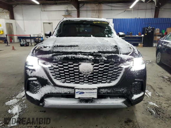 2025 Mazda CX-70 Premium Plus with VIN JM3KJEHAXS1110963, listed as a Copart auction lot 82804004 with 4,490 mi miles and Salvage title. Bid and sale history available at DreamBid. Image 5.
