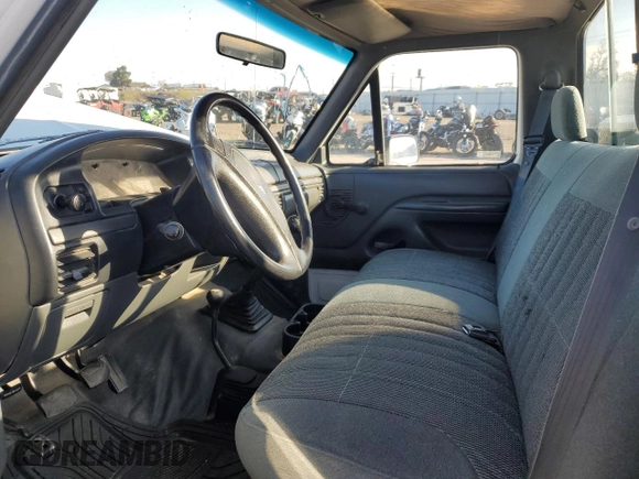 1993 Ford F-150 with VIN 2FTEF14Y2PCA76591, listed as a Copart auction lot 51485965 with 0 mi miles and Salvage Title. Bid and sale history available at carsss.com. Image 7.