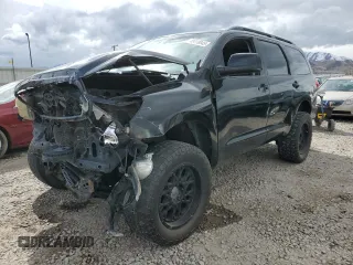 2010 Toyota Sequoia SR5 with VIN 5TDBY5G15AS032275, listed as a Copart auction lot 48418845 with 0 mi miles and Salvage Title. Bid and sale history available at carsss.com. Image 1.