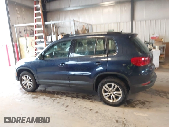 2016 Volkswagen Tiguan S with VIN WVGBV7AXXGW565289, listed as a IAAI auction lot 42113317 with 83,537 mi miles and . Bid and sale history available at DreamBid. Image 14.