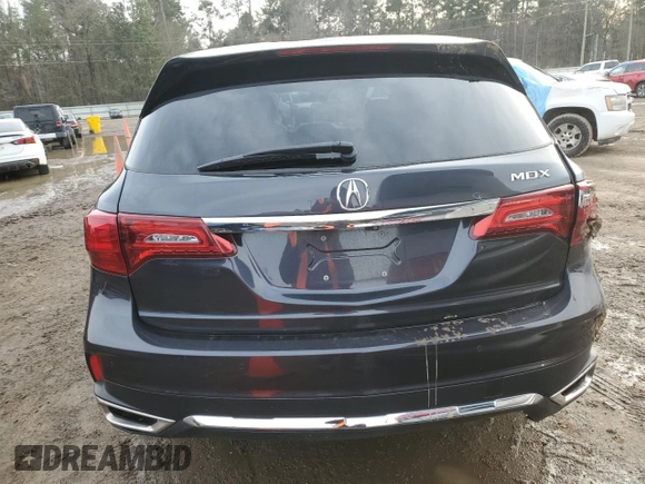 2020 Acura MDX w/Technology Pkg with VIN 5J8YD3H56LL001523, listed as a Copart auction lot 42975805 with 0 mi miles and Salvage Title. Bid and sale history available at carsss.com. Image 6.