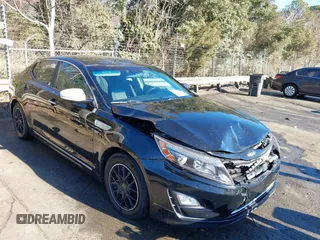 2015 Kia Optima Hybrid with VIN KNAGM4AD3F5088949, listed as a IAAI auction lot 41008816 with 138,921 mi miles. Bid and sale history available at carsss.com. Image 1.