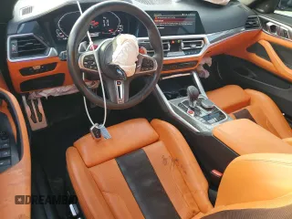 2022 BMW M4 Competition xDrive with VIN WBS33BA08NCK43651, listed as a Copart auction lot 86770254 with 16,296 mi miles and Salvage Title. Bid and sale history available at carsss.com. Image 8.