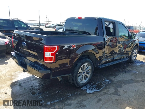 2018 Ford F-150 XL with VIN 1FTEW1CP5JKC93838, listed as a IAAI auction lot 42007069 with 92,117 mi miles and . Bid and sale history available at DreamBid. Image 4.