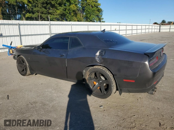 2021 Dodge Challenger SRT Hellcat with VIN 2C3CDZC9XMH670144, listed as a Copart auction lot 75730364 with 21,469 mi miles and Salvage Title. Bid and sale history available at DreamBid. Image 2.