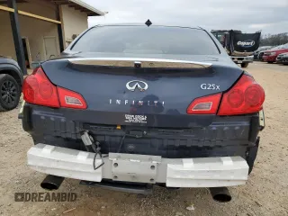 2011 Infiniti G25 x with VIN JN1DV6AR9BM651550, listed as a Copart auction lot 41640625 with 194,279 mi miles and Salvage Title. Bid and sale history available at DreamBid. Image 6.