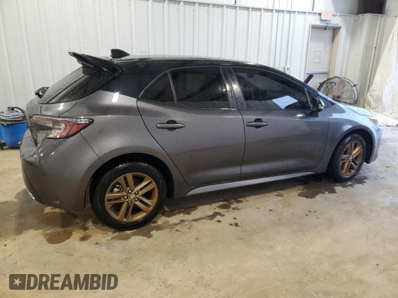 2022 Toyota Corolla Hatchback SE with VIN JTND4MBEXN3153783, listed as a Copart auction lot 73312724 with 48,570 mi miles and Salvage Title. Bid and sale history available at carsss.com. Image 3.