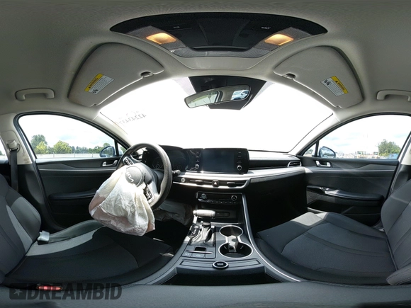 2023 Kia K5 LXS z VIN 5XXG14J2XPG210651, wystawiony jako IAAI lot #42243437 z przebiegiem 37 367 mil mil oraz . Historia ofert i sprzedaży dostępna na DreamBid. Obrazek 19.