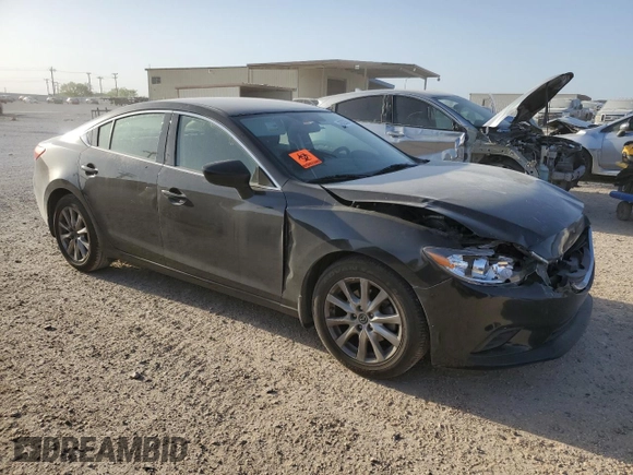 2015 Mazda 6 i Sport with VIN JM1GJ1U52F1206088, listed as a Copart auction lot 49302035 with 50,129 mi miles and Salvage Title. Bid and sale history available at carsss.com. Image 4.