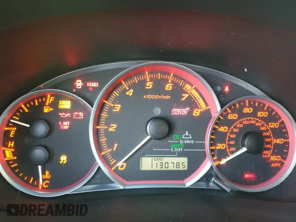 2013 Subaru Impreza Sedan WRX WRX STI with VIN JF1GV8J6XDL033860, listed as a Copart auction lot 85730894 with 130,785 mi miles and Salvage Title. Bid and sale history available at carsss.com. Image 9.