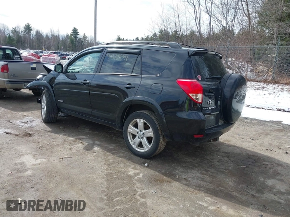 2007 Toyota RAV4 Sport with VIN JTMBK32V176024313, listed as a IAAI auction lot 41879541 with 167,916 mi miles. Bid and sale history available at carsss.com. Image 3.