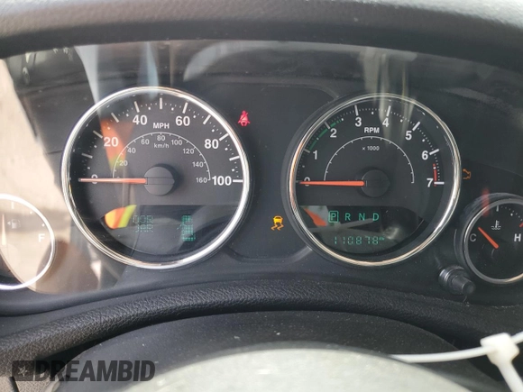 2016 Jeep Wrangler Unlimited Sport with VIN 1C4BJWDG7GL292531, listed as a Copart auction lot 54062075 with 110,878 mi miles and Salvage Title. Bid and sale history available at DreamBid. Image 9.
