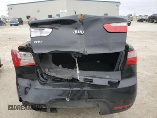 2014 Kia Rio LX with VIN KNADM4A32E6400150, listed as a Copart auction lot 43740215 with 168,310 mi miles and Salvage Title. Bid and sale history available at carsss.com. Image 6.