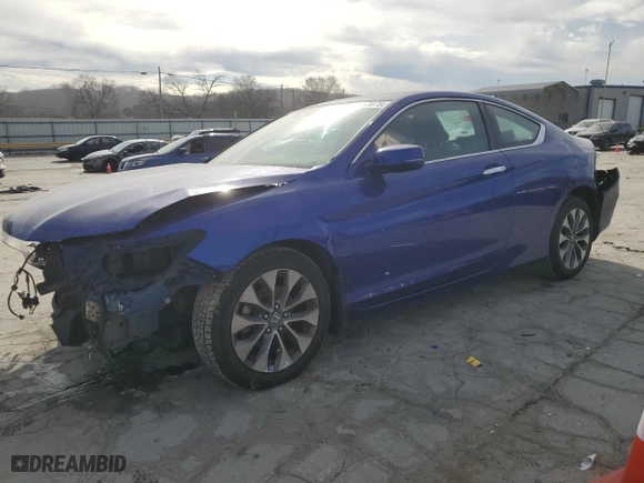 2014 Honda Accord Coupe EX-L with VIN 1HGCT1B83EA011395, listed as a Copart auction lot 45563075 with 95,044 mi miles and Salvage Title. Bid and sale history available at carsss.com. Image 1.