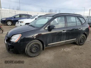 2008 Kia Rondo LX with VIN KNAFG526587200683, listed as a Copart auction lot 52042095 with 207,574 mi miles and Salvage Title. Bid and sale history available at carsss.com. Image 1.