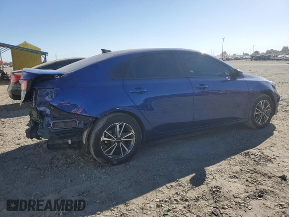 2023 Kia Forte LXS with VIN 3KPF24ADXPE683565, listed as a Copart auction lot 78287284 with 22,492 mi miles and Salvage Title. Bid and sale history available at carsss.com. Image 3.