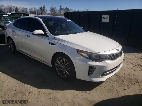 2017 Kia Optima SX Limited with VIN 5XXGV4L20HG147594, listed as a Copart auction lot 43977095 with 154,209 mi miles and Salvage Title. Bid and sale history available at carsss.com. Image 11.