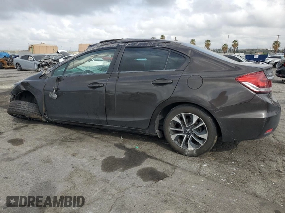 2014 Honda Civic Sedan EX with VIN 2HGFB2F86EH531012, listed as a Copart auction lot 51275135 with 0 mi miles and Salvage Title. Bid and sale history available at carsss.com. Image 2.