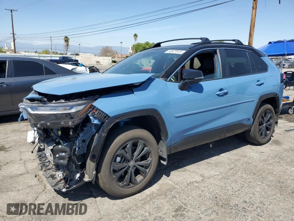 2024 Toyota RAV4 Hybrid XSE with VIN 2T3E6RFV5RW071313, listed as a Copart auction lot 58991725 with 42,052 mi miles and Salvage title. Bid and sale history available at DreamBid. Image 1.