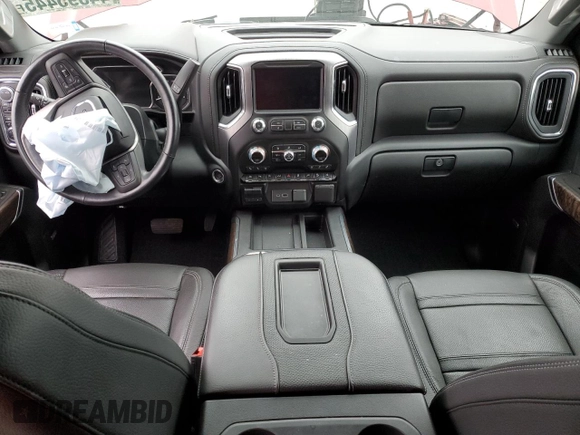2020 GMC Sierra 1500 Denali with VIN 1GTU9FEL4LZ330883, listed as a Copart auction lot 44395445 with 25,922 mi miles and Salvage Title. Bid and sale history available at DreamBid. Image 8.