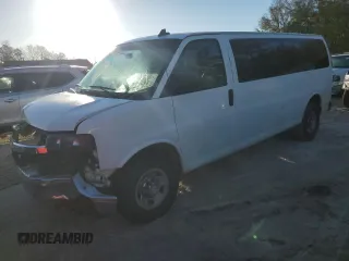 2017 Chevrolet Express Passenger LT z VIN 1GAZGPFG0H1139737, wystawiony jako Copart lot #49229985 z przebiegiem 58 877 mil mil oraz Szkoda całkowita • Salvage title. Historia ofert i sprzedaży dostępna na DreamBid. Obrazek 1.