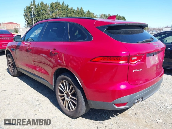 2017 Jaguar F-PACE 20d Prestige with VIN SADCK2BN3HA490469, listed as a IAAI auction lot 41823455 with 60,143 mi miles. Bid and sale history available at carsss.com. Image 3.