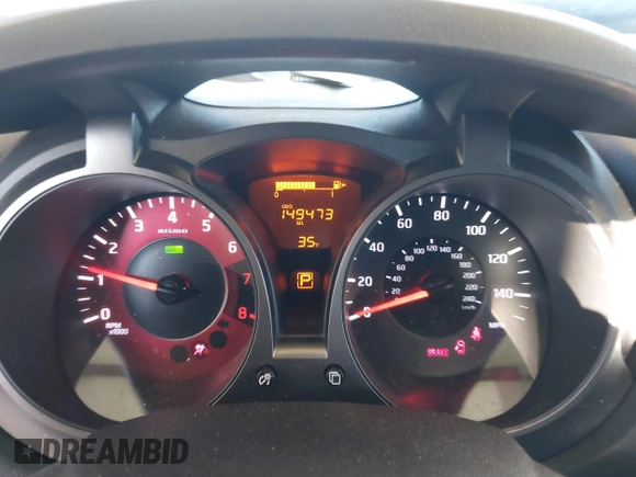 2017 Nissan Juke SL with VIN JN8AF5MV6HT750801, listed as a IAAI auction lot 41670711 with 149,473 mi miles. Bid and sale history available at carsss.com. Image 7.