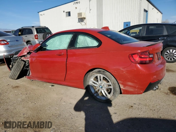 2017 BMW 2 Series 230i with VIN WBA2F9C31HV635922, listed as a Copart auction lot 46371695 with 45,947 mi miles and Salvage title. Bid and sale history available at DreamBid. Image 2.