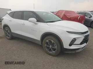 2025 Chevrolet Blazer LT with VIN 3GNKBHR46SS129936, listed as a IAAI auction lot 42761321 with 15,095 mi miles and . Bid and sale history available at DreamBid. Image 1.