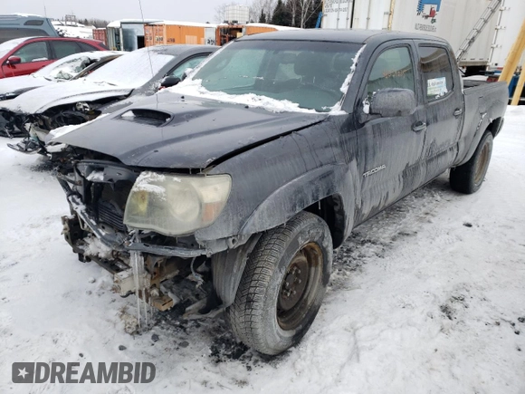 2010 Toyota Tacoma with VIN 5TEMU4FN7AZ697605, listed as a Copart auction lot 46059025 with Not Provided miles and Salvage Title. Bid and sale history available at carsss.com. Image 1.