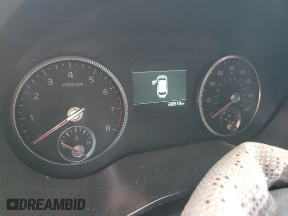 2022 Kia Telluride LX with VIN 5XYP2DHC1NG252839, listed as a Copart auction lot 47855235 with 38,819 mi miles and Salvage Title. Bid and sale history available at DreamBid. Image 9.