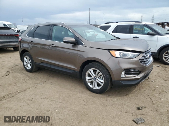 2019 Ford Edge SEL with VIN 2FMPK3J94KBC58476, listed as a Copart auction lot 52316865 with 45,950 mi miles and Clean Title. Bid and sale history available at carsss.com. Image 4.