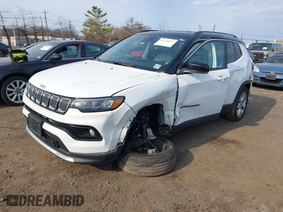 2022 Jeep Compass High Altitude with VIN 3C4NJDCB9NT130392, listed as a IAAI auction lot 41774217 with 47,429 mi miles and . Bid and sale history available at DreamBid. Image 17.